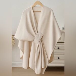 The Fleece Drape Beige Shawl By: The Fleece Company